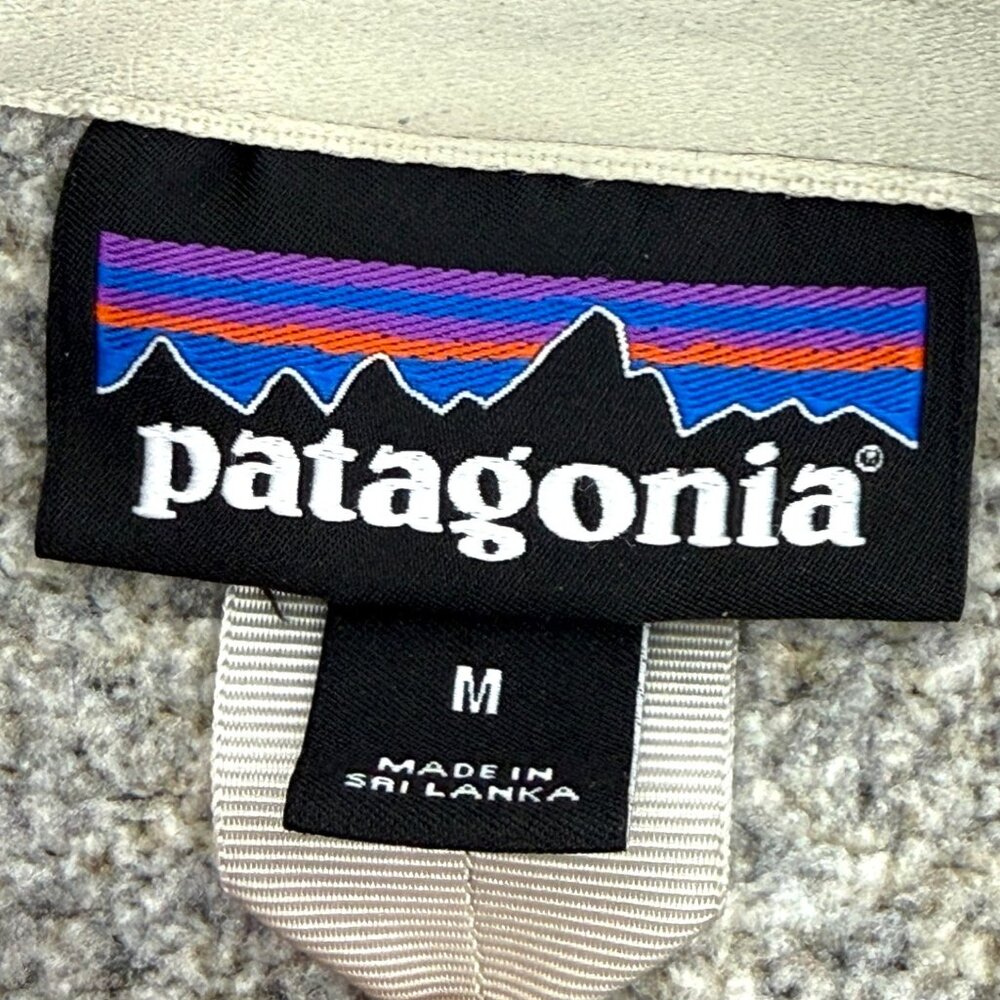 Patagonia Womens Better Sweater Birch Gray Size Med Full Zip Fleece Jacket - Picture 9 of 10
